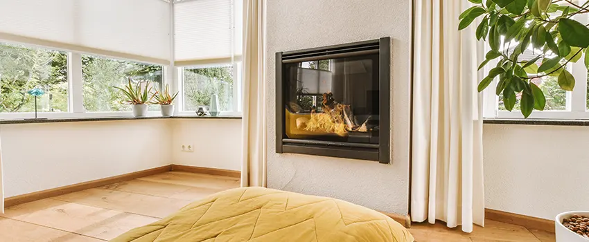 Residential Fireplace Ceramic Glass Installation in Kent, WA