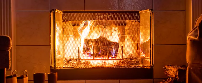 Mendota Hearth Landscape Fireplace Installation in Kent, Washington