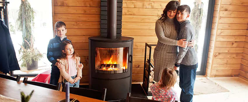 Morso Cast Iron Fireplace Insert Installation in Kent, Washington