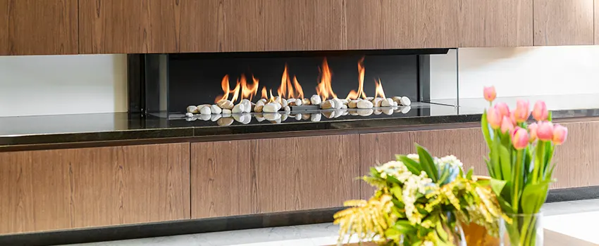 Double-height Fireplace Design Refurbishment in Kent, Washington