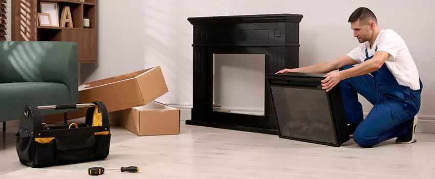 Old Rusted Metal Fireplace Repair And Replacement in Kent, WA