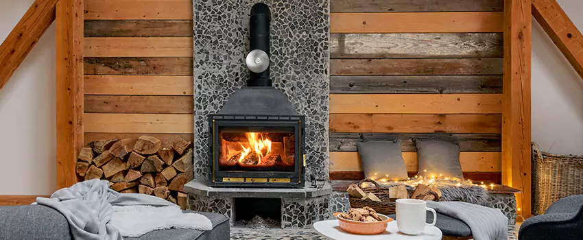 Thelin Hearth Products Direct Vent Gas Stove Fireplace Inspection in Kent, Washington